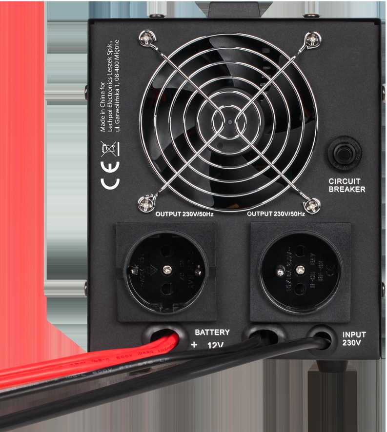 Nepertraukiamo maitinimo šaltinis 300W 12V/230VAC sinusas KEMOT - juodas