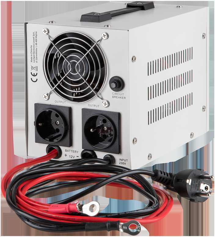 KEMOT PROsinus-800 nepertraukiamo maitinimo šaltinis su gryna sinusine banga ir įkrovimo funkcija 12V 230V 800VA/500W