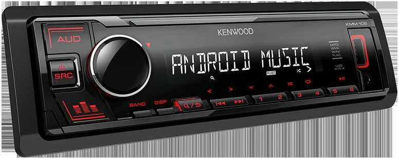 Kenwood, KMM-105RY USB MP3/WMA automagnetola su AUX įėjimu