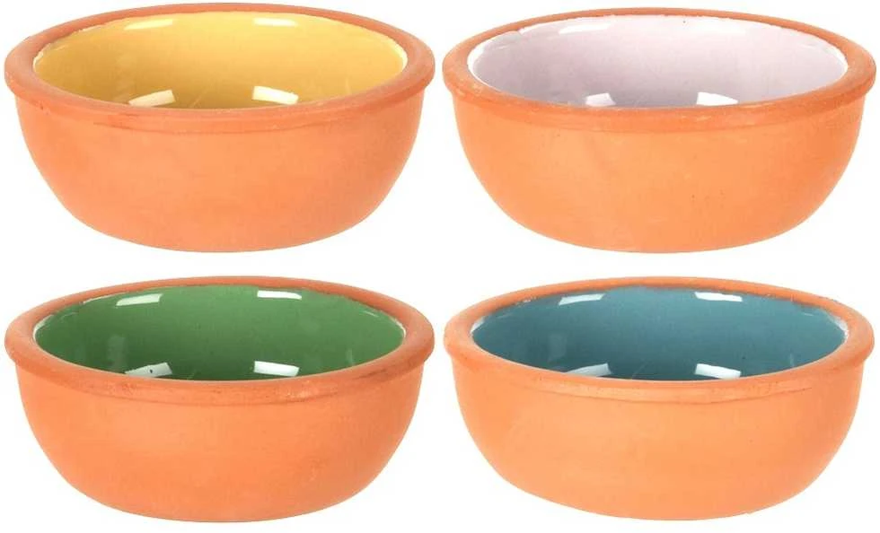 Excellent Houseware Keramikiniai ramekinai 10,5 cm, 140 ml, 4 vnt.