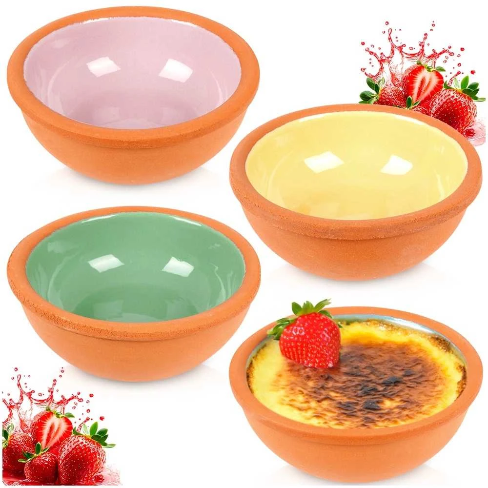 Excellent Houseware Keramikiniai ramekinai 10,5 cm, 140 ml, 4 vnt.