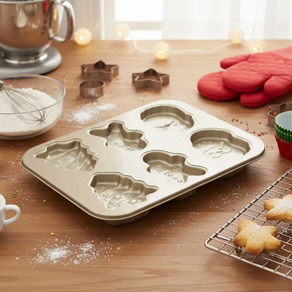 Springos La Cucina Keksių forma 35x26,5 cm - Kalėdų motyvai