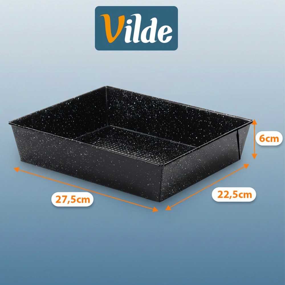 Kepimo forma Vilde granitinė 27,5x22,5x6 cm