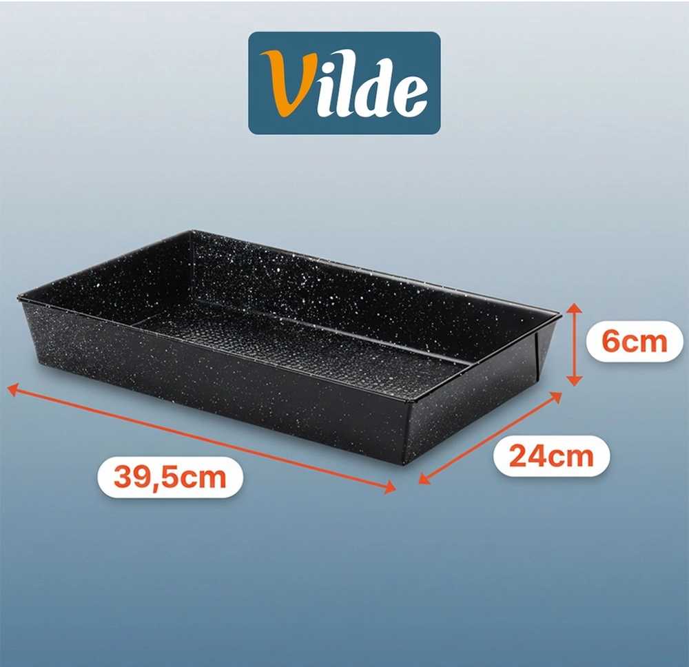 Kepimo forma Vilde granitinė 39,5x24x6 cm