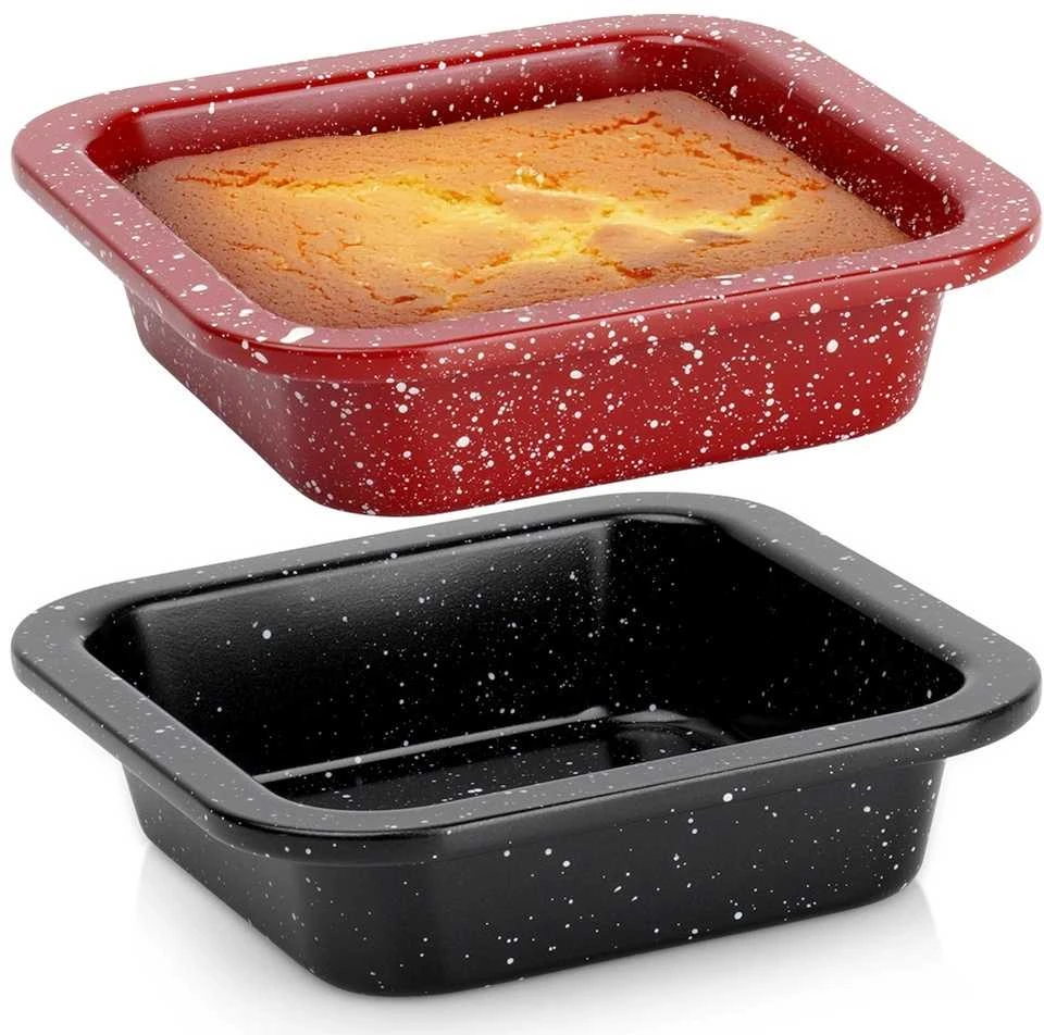 Duka La Cucina Kepimo forma 12x12 cm 2 vnt - Stačiakampis - Tortų forma