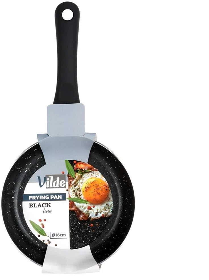 Konighoffer Vilde Granitinė keptuvė Juodas LINE 16 cm