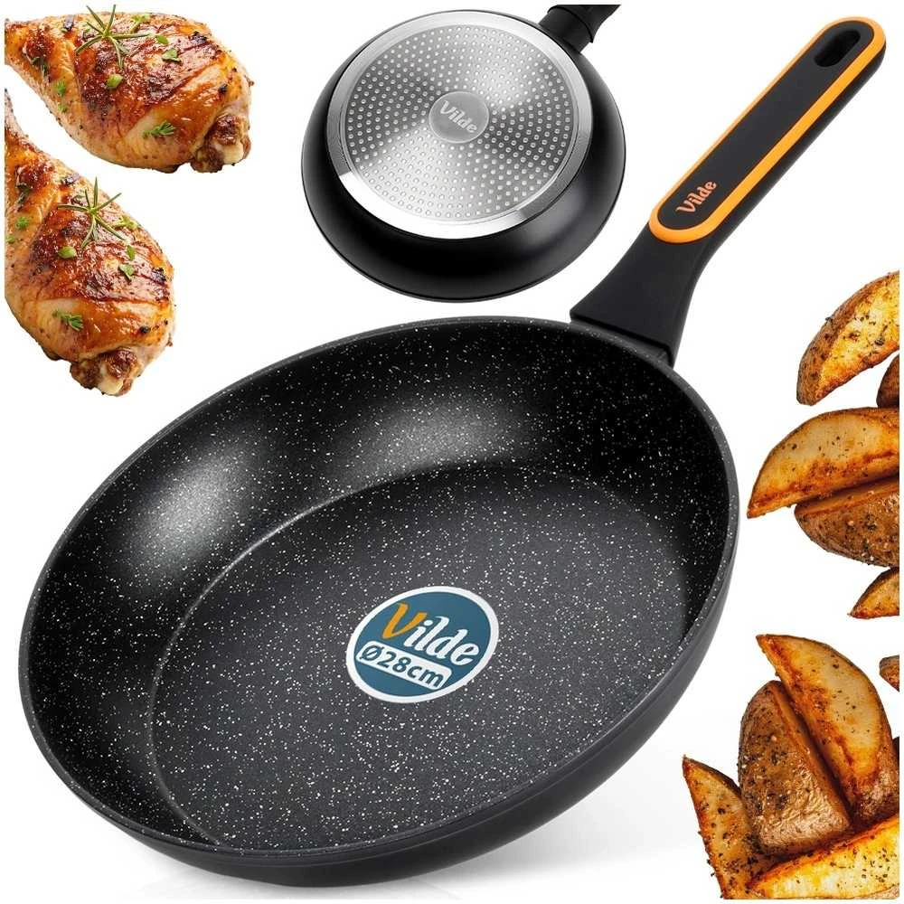 Vilde Sauté keptuvė TERRUNA 28 cm Granitas Netrinanti