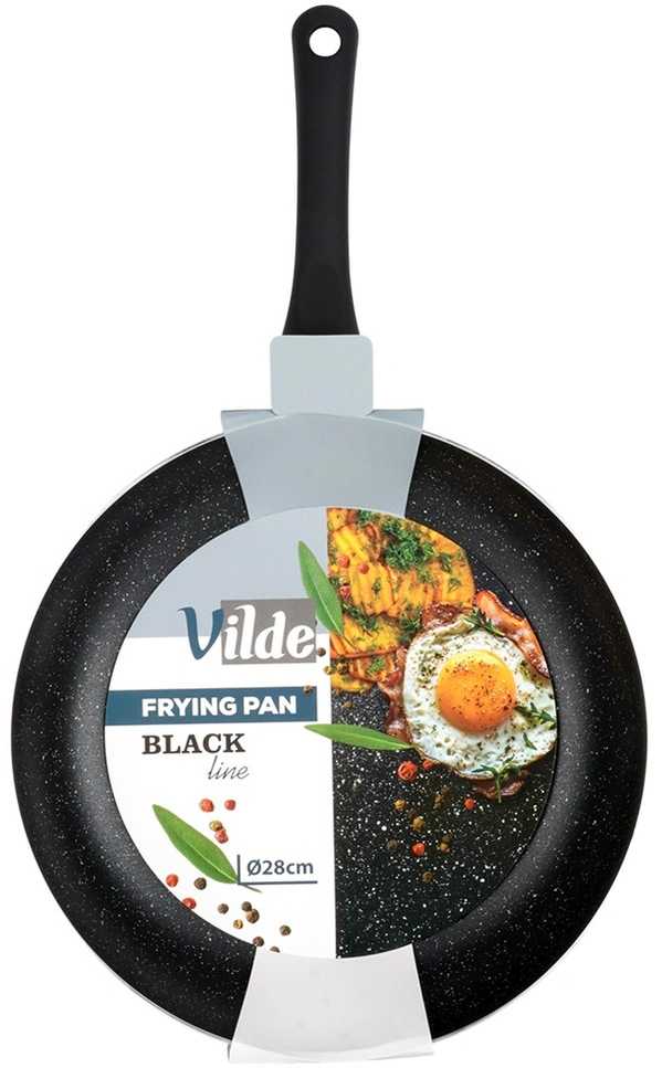 Vilde Granitinė patelnia 28 cm Juodoji linija