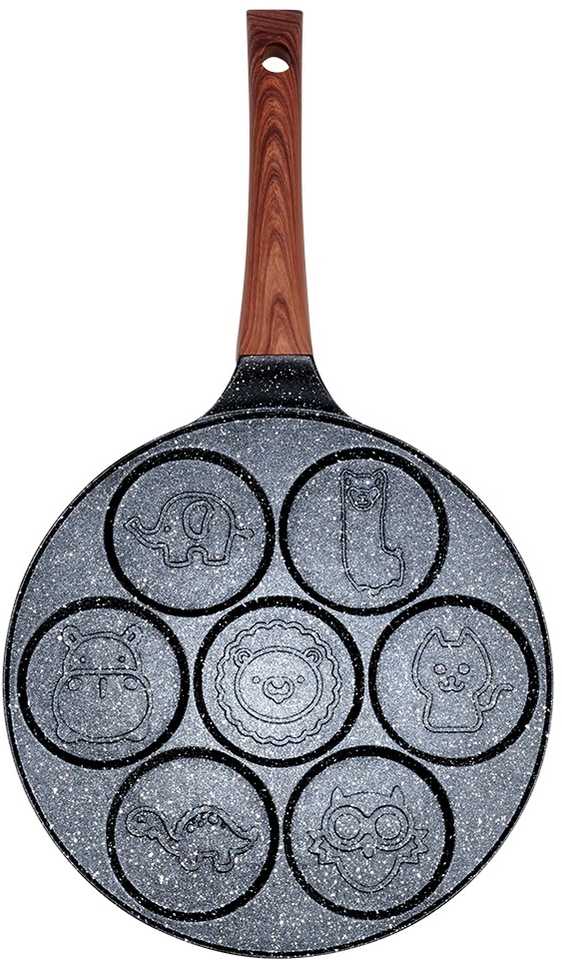 Keptuvė kiaušiniams ir blynams Vilde Juodas&amp;Wood 26 cm
