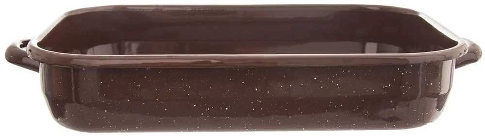 Orion Kepimo indas emaliuota stačiakampio formos BROWN 2,2 l, 34x18,5x6,5 cm