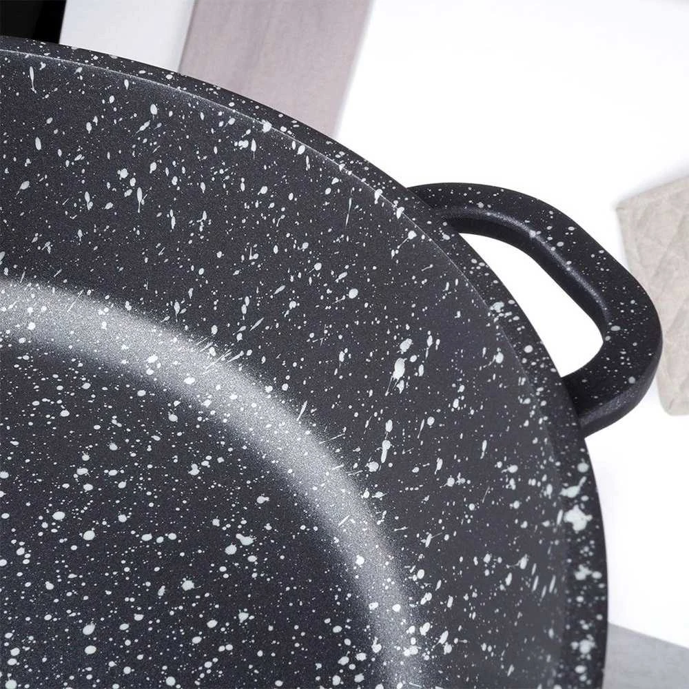 Orion Granitinė keptuvė 24 cm su stikliniu dangčiu