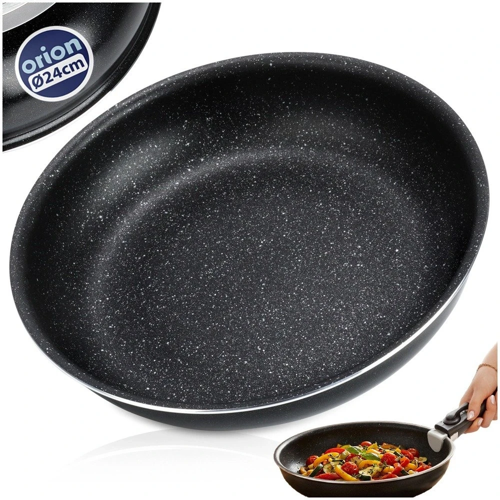 Keptuvė su granitine danga, juoda, Ø 24 cm