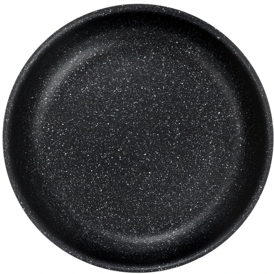 Keptuvė su granitine danga, juoda, 27,5 × 27,5 × 5 cm