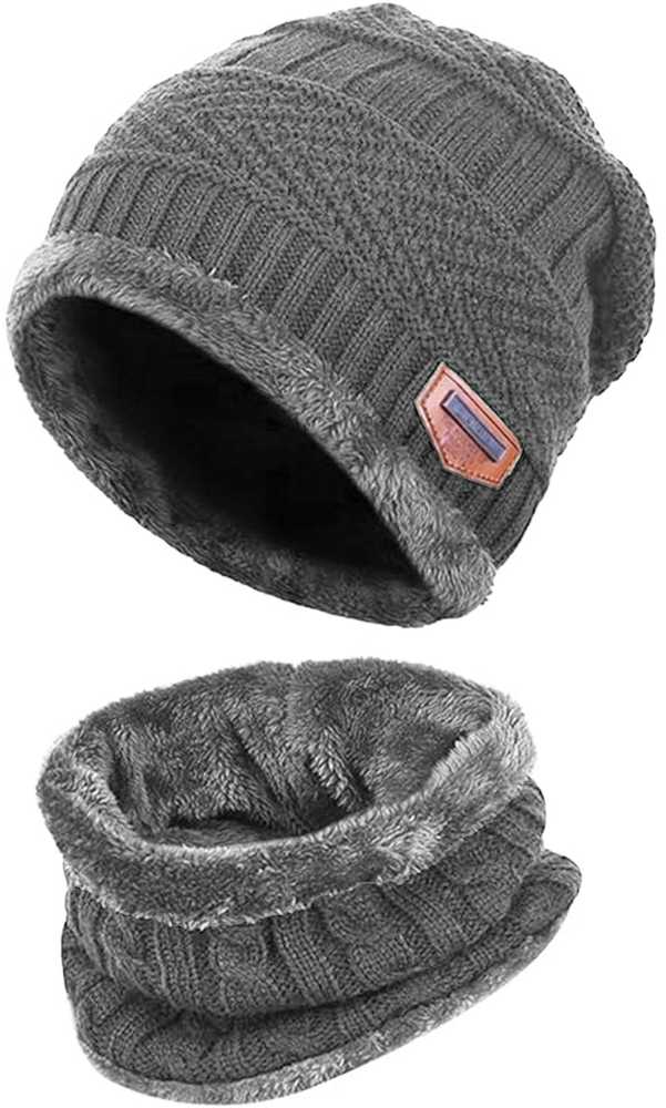 ATL Kepurė, šalikas (rinkinys) Unisex Set Pilkas