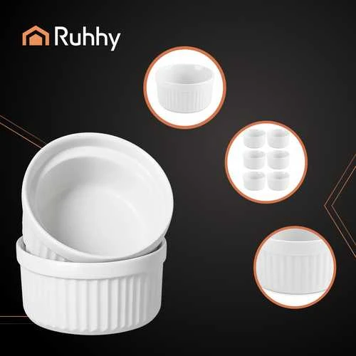 Ramekin - orkaitėje kepamas indas, 6 vnt. Ruhhy 25705