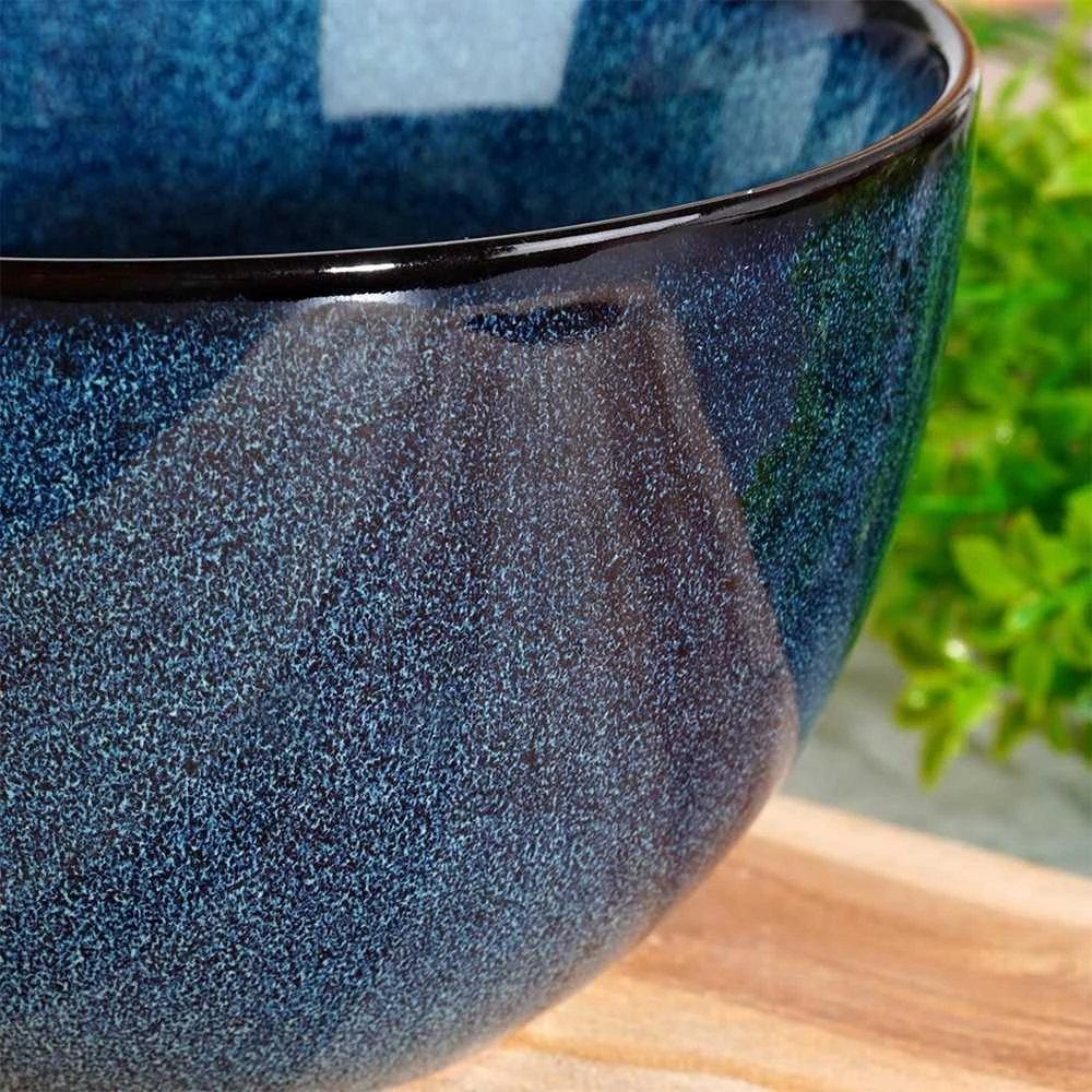 Vilde Kom Keramiek Keraminė Dubuo 14 cm, 700 ml - Tamsiai Mėlyna