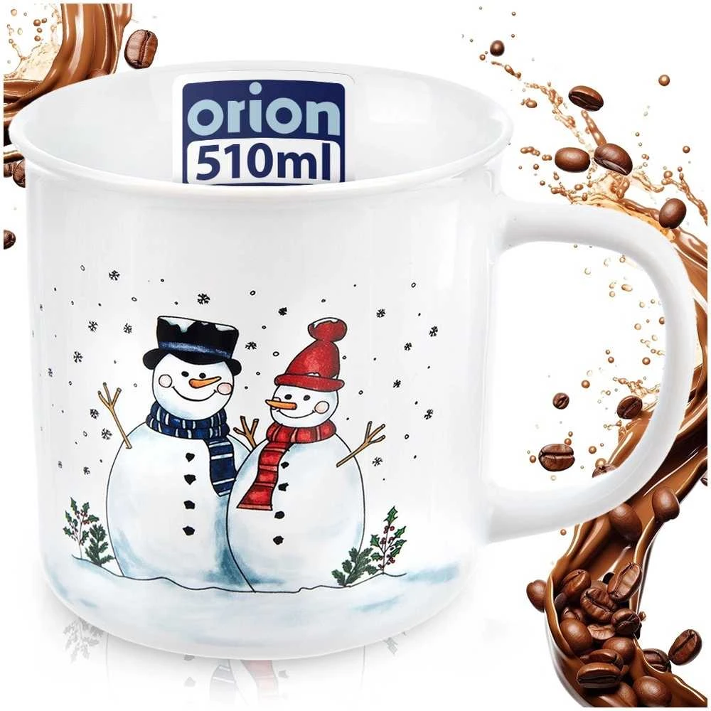 Orion Keraminis puodelis su sniego seniu 470 ml