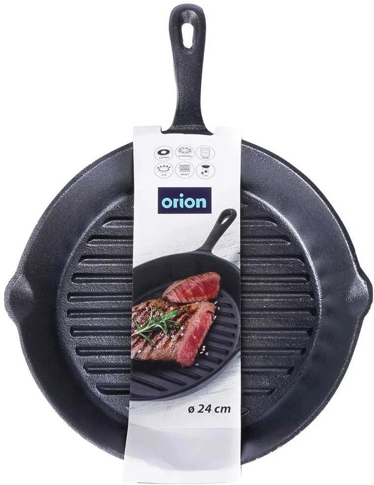 Orion Grilio keptuvė ketus 24 cm, universalus naudojimas