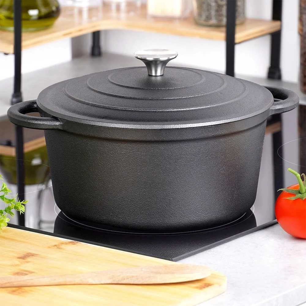 Maysternya Ketaus puodas su dangčiu Vilde Cast Line 24 cm, 3,9 l