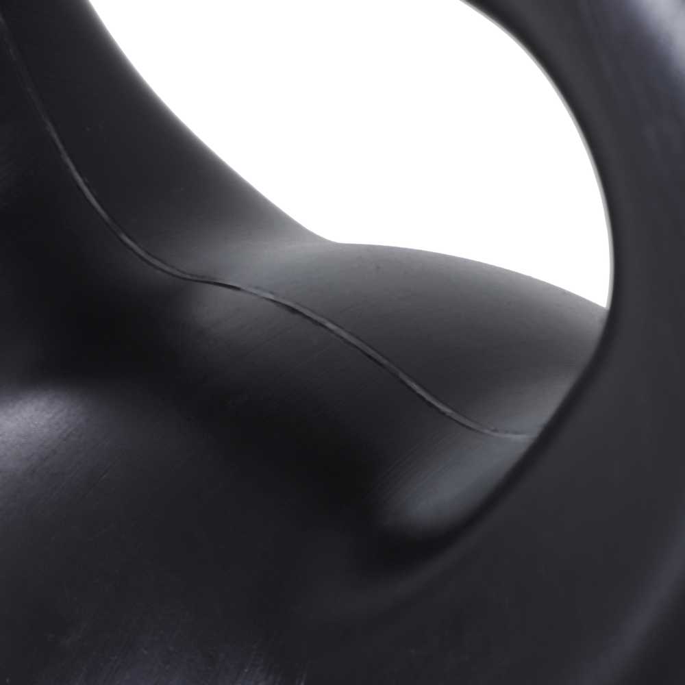 HOMCOM virdulinis svarmuo (kettlebell) 12 kg, smėliu užpildytas svarmuo pradedantiesiems, juodas