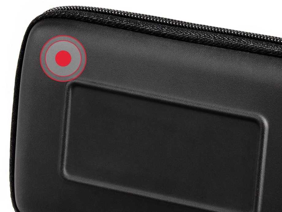 Išorinio kietojo disko dėklas Hama E.V.A. HDD 2.5" išorinio kietojo disko dėklas, juodas