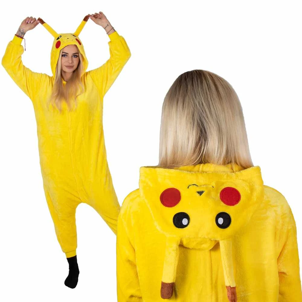 Springos Kigurumi pižama, dydis S, Pikachu dizainas