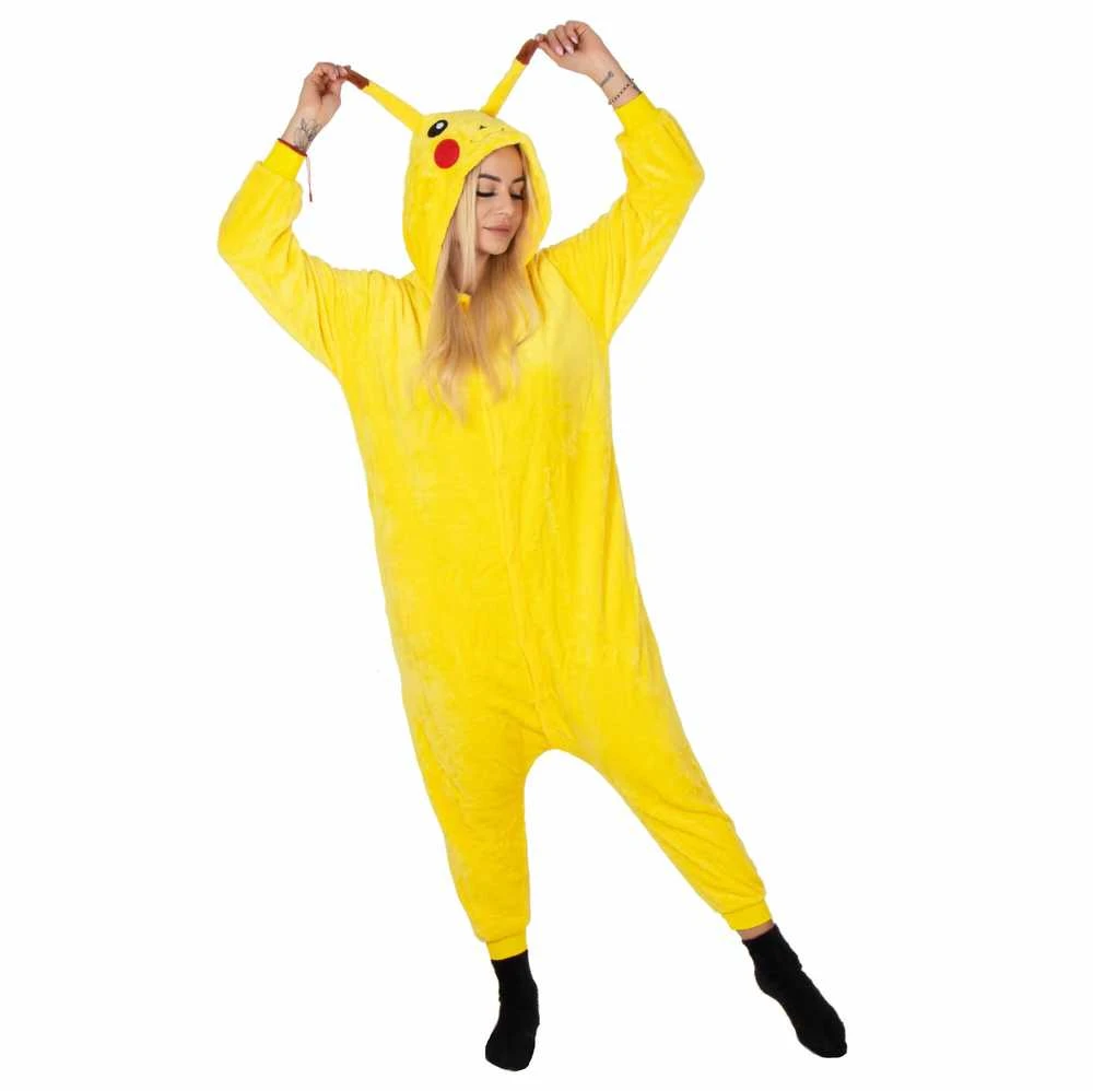 Springos Kigurumi pižama, dydis S, Pikachu dizainas