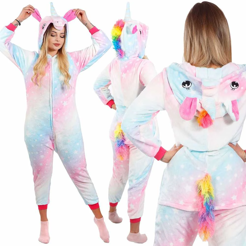 Kigurumi pižama moterims Springos Vienaragis, dydis L