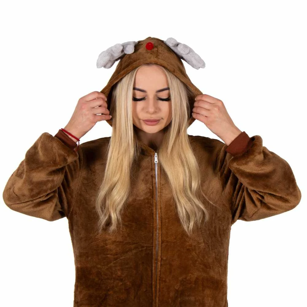 Kigurumi pižama su elnio raštu Springos, dydis S