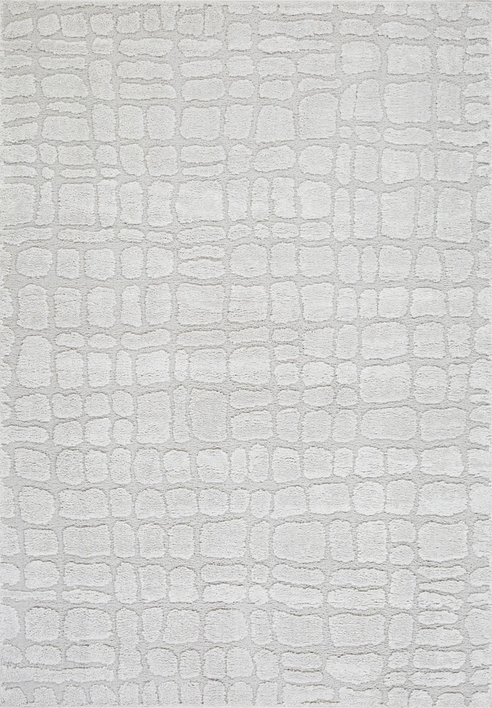 Home4You Kilimas mažo plauko, pilkas, 160 × 230 cm
