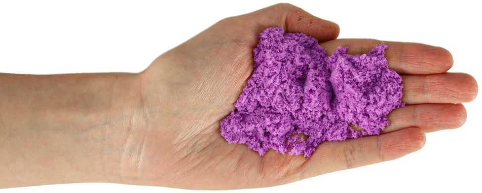 KIK Kinetinis smėlis 1kg maišelyje, violetinės spalvos