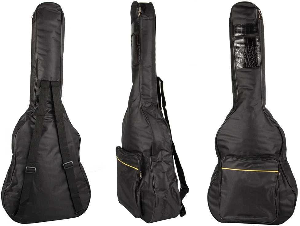 Klasikinės akustinės gitaros dėklas su reguliuojamomis petnešomis