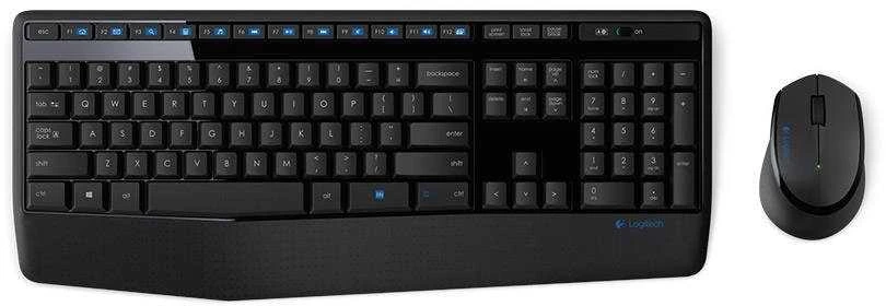 Belaidis klaviatūros ir pelės rinkinys Logitech MK345 Comfort, US išdėstymas