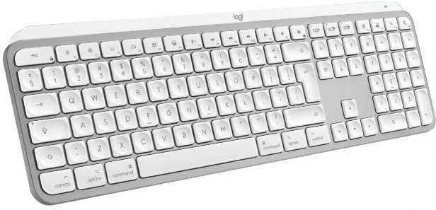 Klaviatūra Logitech MX Keys S for Mac belaidė 100% (full-size) su pašvietimu pilka