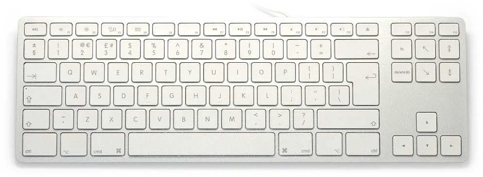 Matias Klaviatūra aluminum Mac Tenkeyless Sidabrinis