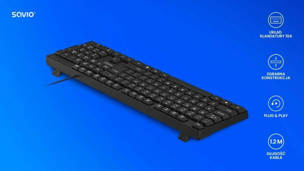 "Savio" klaviatūra KB-01