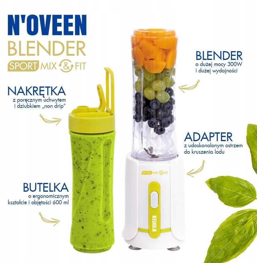 Plakiklis Maišytuvas kielichowy Noveen smoothie (SB210)