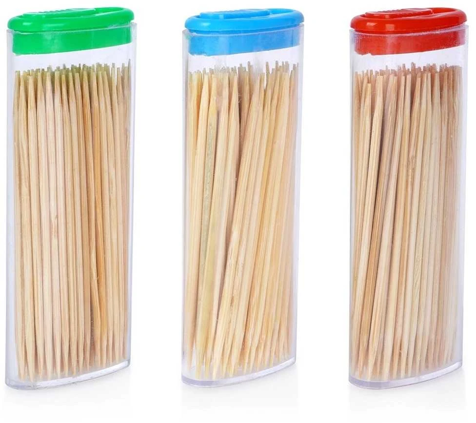 Affek Design Bambukiniai dantų krapštukai 3x80 vnt.