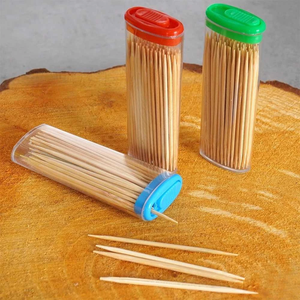 Affek Design Bambukiniai dantų krapštukai 3x80 vnt.