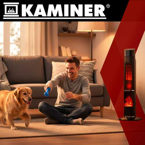 Kaminer Igniss Fireplaces 26401 liepsnos efekto šildytuvas