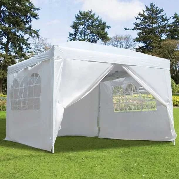 MultiGarden Balta sodo pavėsinė su nuimamomis sienelėmis 3x3 m