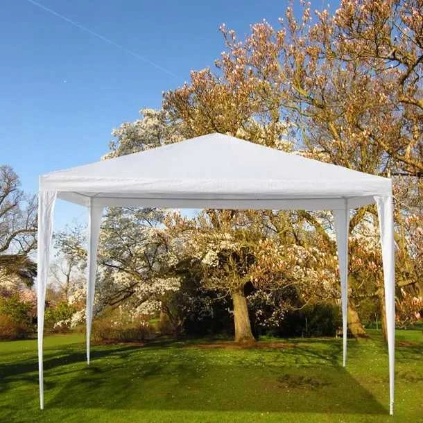 MultiGarden Balta sodo pavėsinė su nuimamomis sienelėmis 3x3 m