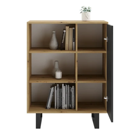 Komoda FONDI Oak artisan juodas