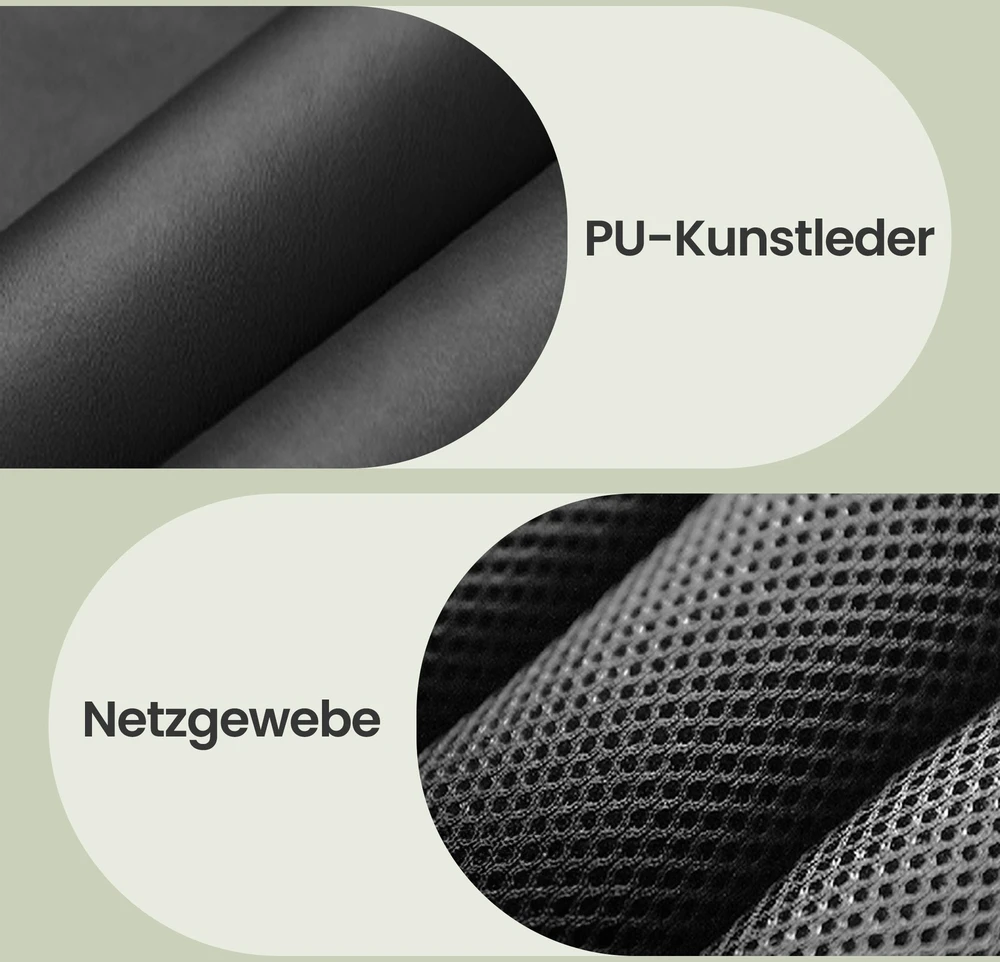 Songmics Kompiuterinė kėdė Juoda