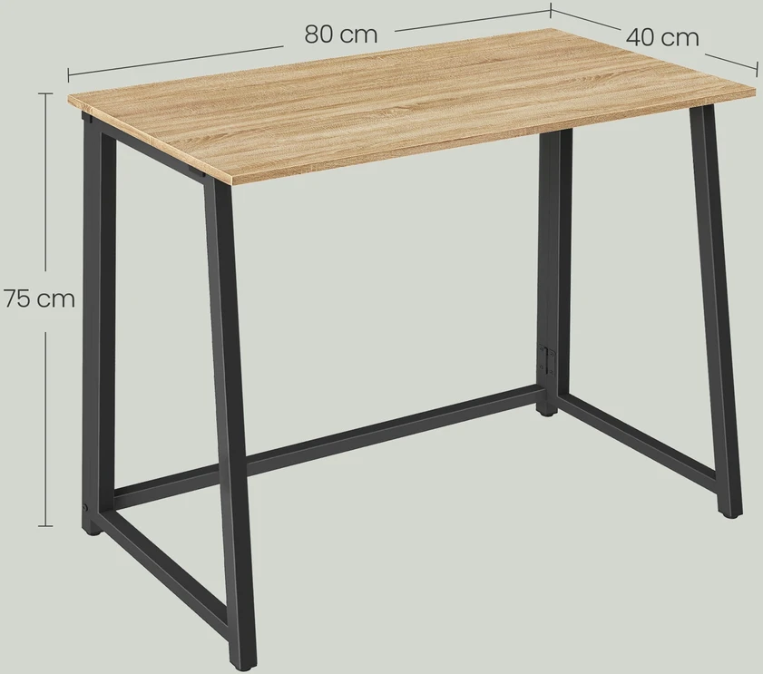 Leobert Rašomasis stalas, 80 × 40 × 75 cm