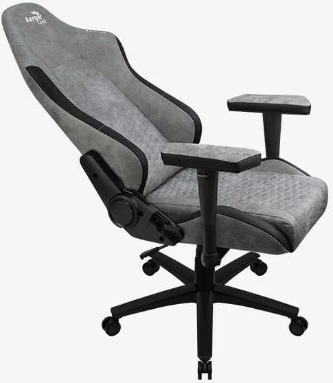 Aerocool Crown AeroSuede Universali žaidimų kėdė Paminkštinta sėdynė Stone Pilkas