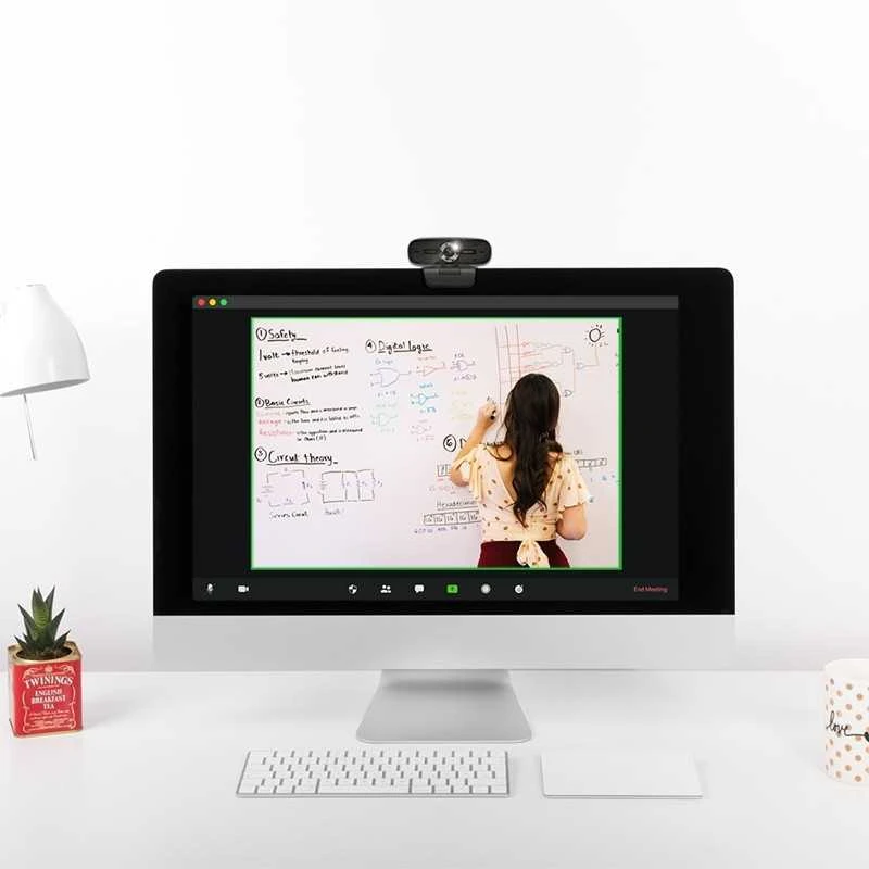 LOGILINK UA0378 HD USB internetinė kamera 100 laipsnių dvigubas mikrofonas