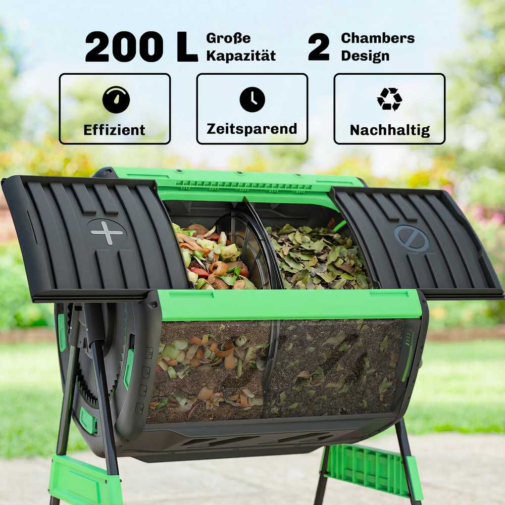 Komposteris 200 l
