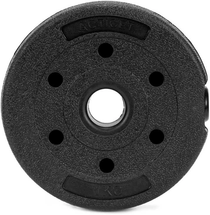 Springos Kompozitiniai hanteliai 2 x 15 kg juodi