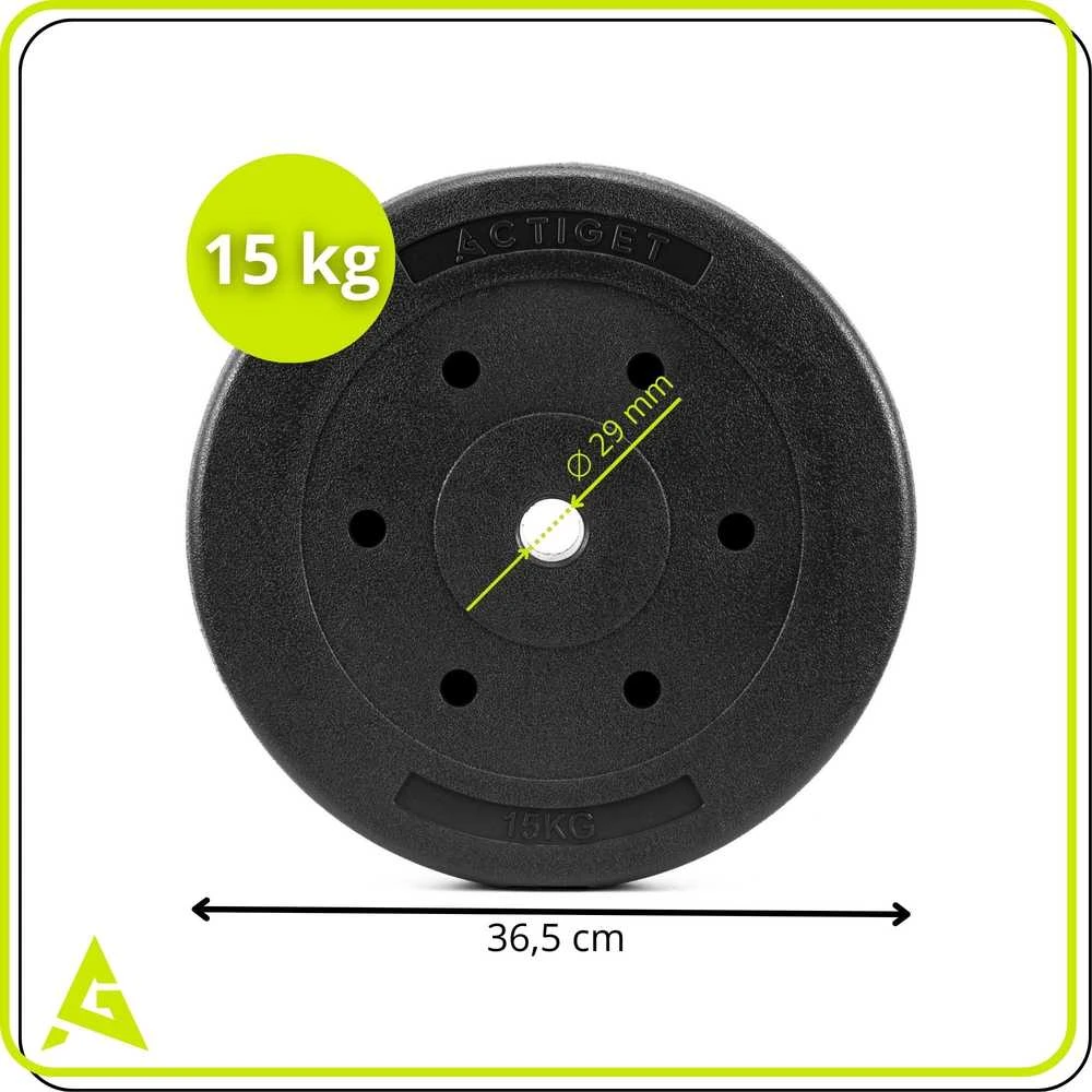 Springos Kompozitiniai svoriai 15 kg